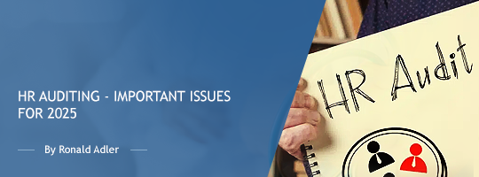 HR Auditing – Important Issues For 2025