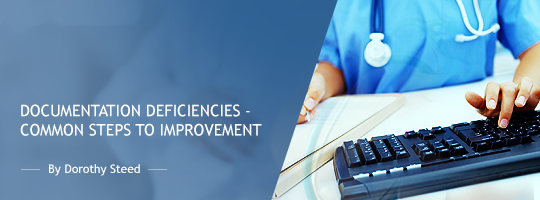 Documentation Deficiencies  - Common Steps to Improvement